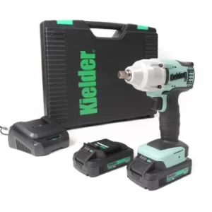 Image of KWT-002 18v Li-Ion Brushless 3/8" 220Nm Impact Wrench, 2 x 2.0Ah Kit