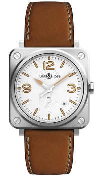 Image of Bell & Ross Watch BRS Quartz White Heritage