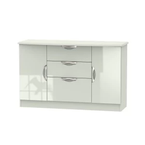 Image of Indices 3-Drawer, 2-Door TV Unit - Beige