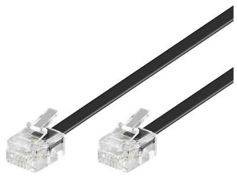 Image of Microconnect MPK182 telephone cable 2m Black