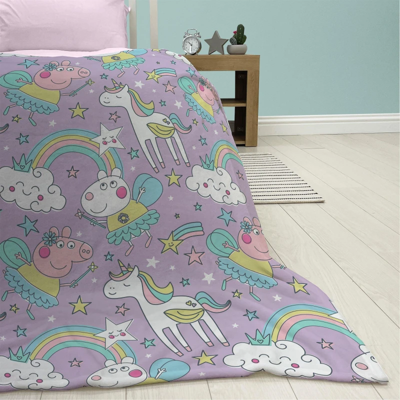 Image of Peppa Pig Bedtime Fleece Blanket Multi unisex One Size