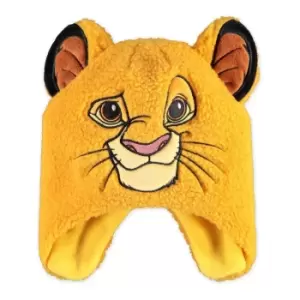 Image of Disney The Lion King Simba Children'S Novelty Trapper Hat, Yellow (Nh878487Tlk)