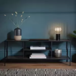 Image of Crossland Grove Harlow Media Unit TV Stand Antique Gold