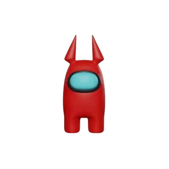 Image of Among Us Red Mega Squishme - Childrens Toys