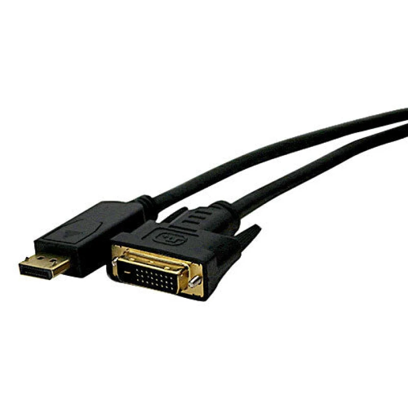 Image of Cablenet Cablenet 3m DisplayPort Male 1.2 - DVI-D Male 1080p Uni-D Black Cable 24-0207