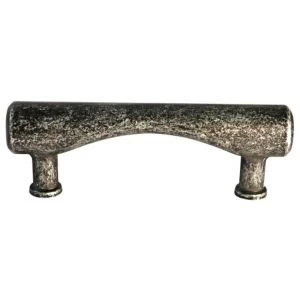 Image of BQ Pewter Effect Curved Furniture Pull Handle Pack of 1