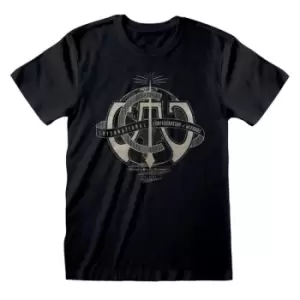 Image of Fantastic Beasts The Secrets of Dumbledore - International Confederation of Wizards Unisex Small T-Shirt - Black