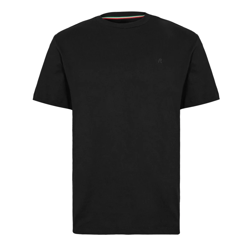 Image of Replay Mens Tonal R T-Shirt Black male M