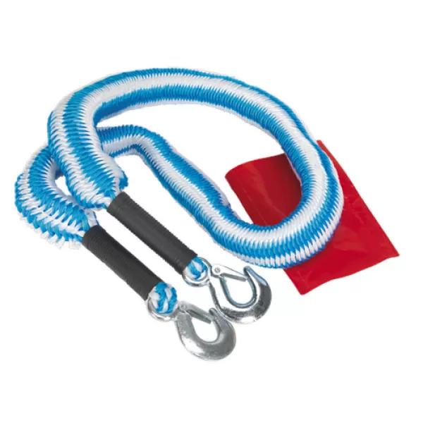 Image of Genuine SEALEY TH2502 Tow Rope 2000kg Rolling Load Capacity