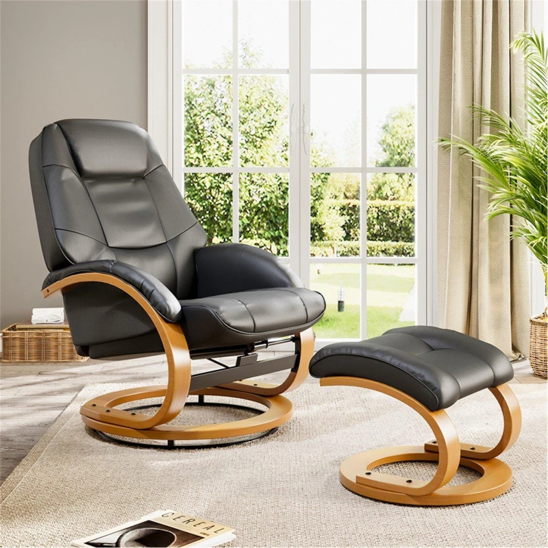 Image of Kabinet UK Ergonomic Executive Office Reclining Chair Black unisex One size