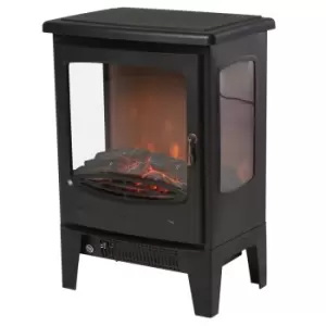 Image of Etna 900/1800W Freestanding Electric Fireplace with Adjustable Artificial Flame