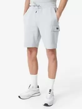 Image of Barbour International Voyager Jersey Cargo Shorts - Grey Size M Men