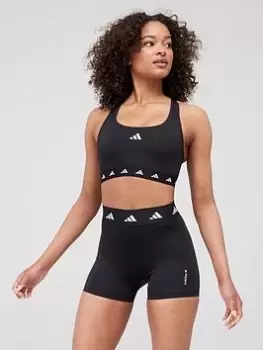 Image of Adidas Power Tech-Fit Medium Support Bra - Black