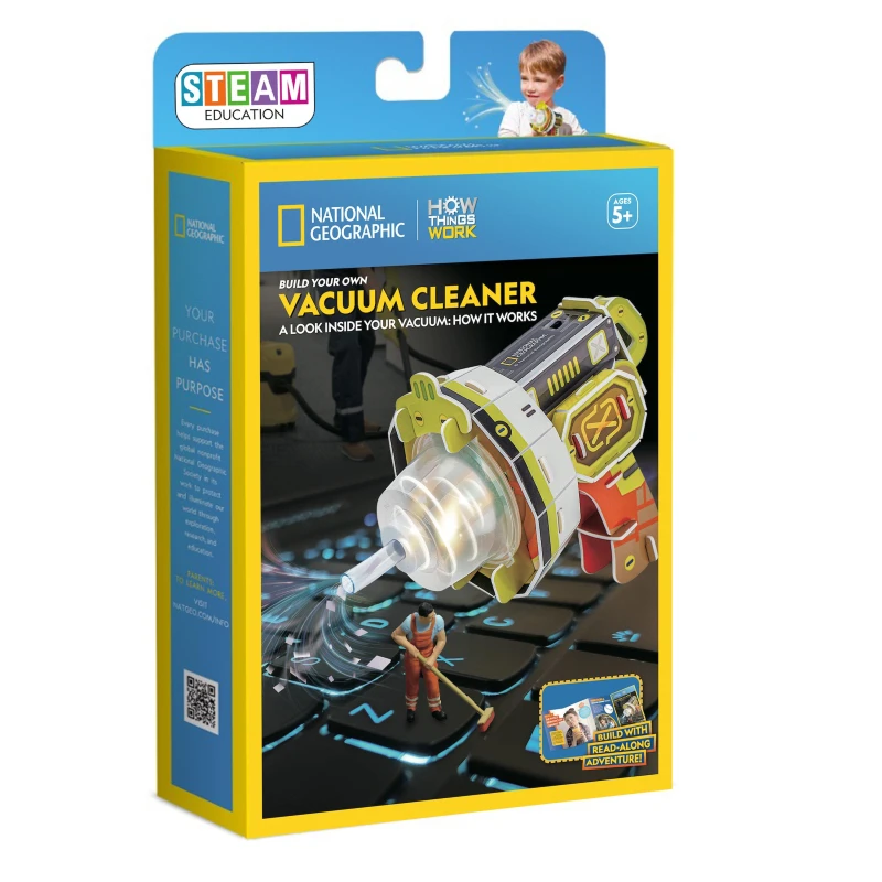 Image of University Games UG- Nat Geo Vacuum Cleaner Puzzle Vacumn Cleaner unisex One Size