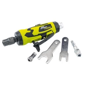 Image of Draper Storm Force Composite Straight Mini Air Die Grinder 6mm