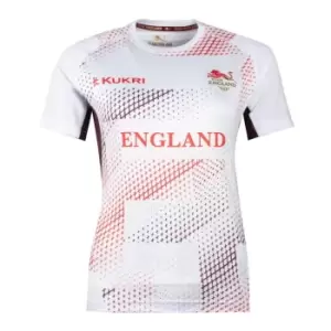 Image of Kukri Team England Ladies Flag T-Shirt - White