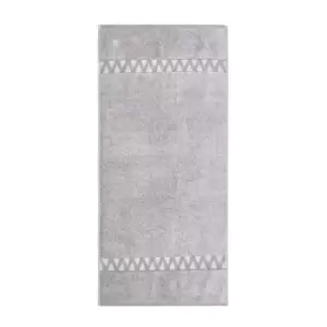 Image of Zoffany Organic Bath Sheet, Flint Grey