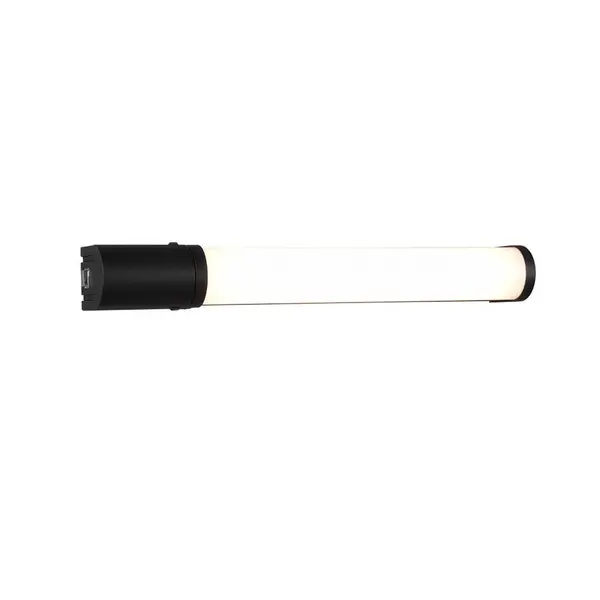 Image of Piera Modern 41cm Bathroom Wall Lamp Black Matt 3000K IP44