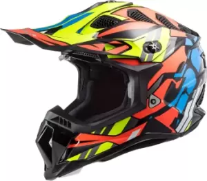 Image of LS2 MX700 Subverter Evo Rascal Motocross Helmet, multicolored, Size S, multicolored, Size S