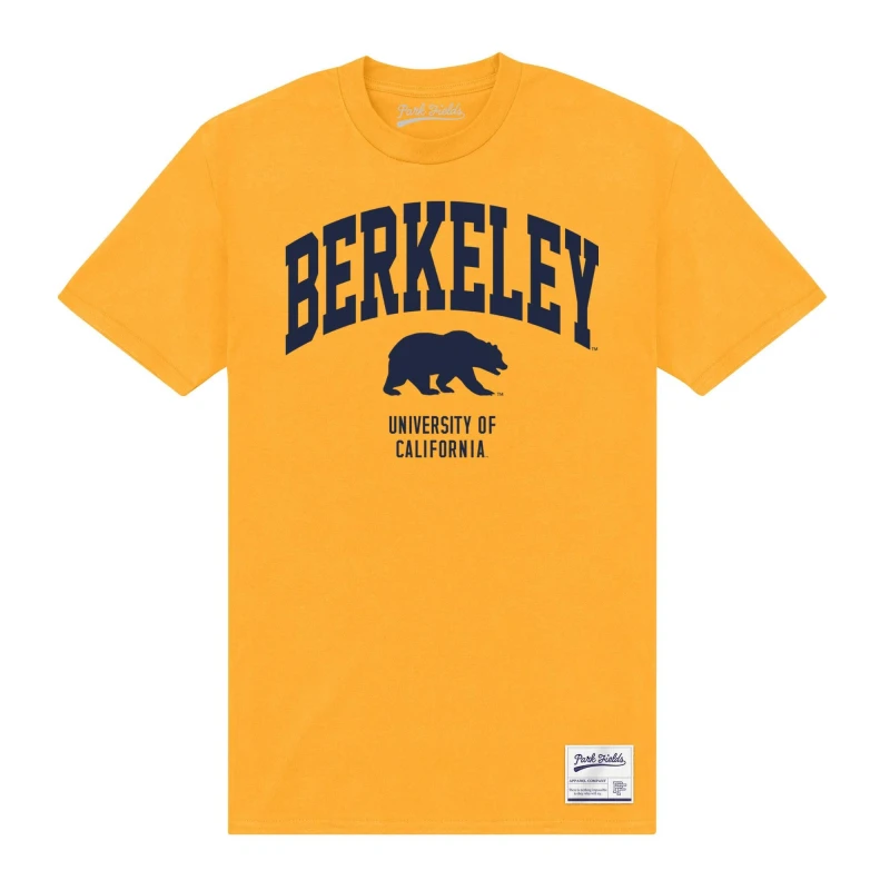 Image of Berkeley Mens Bear T-Shirt in Gold Size: Small Gold Male S