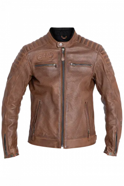 Image of John Doe Leather Jacket Storm Tobacco S