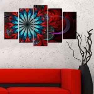 Image of 5PMDF-48 Multicolor Decorative MDF Painting (5 Pieces)