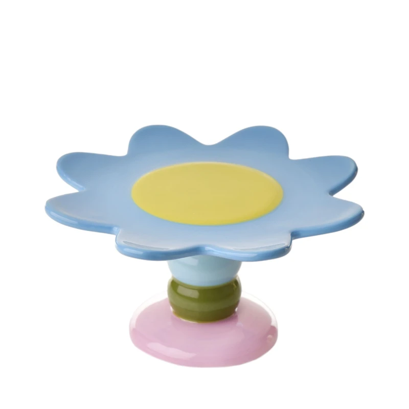 Image of Raspberry Blossom Cake Stand Multi unisex
