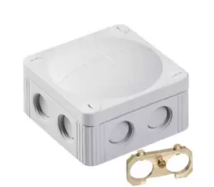 Image of Wiska COMBI ACE Kit 308/5 Pole Junction Box IP66/67 32A with earthing clamps Grey - 308/5/EC/G