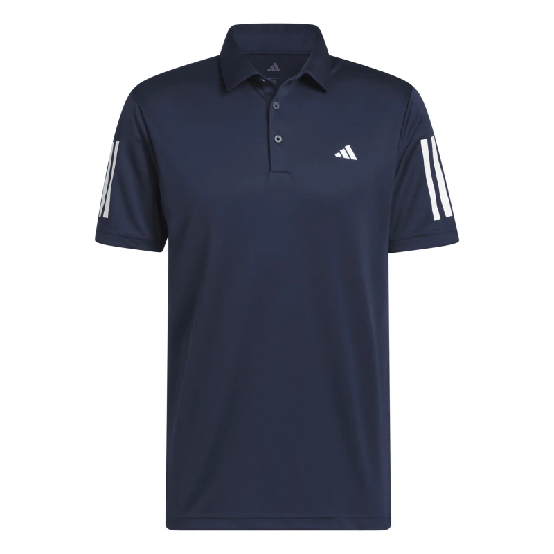 Image of adidas 3 Stripe Polo Shirt Mens - Blue Blue S