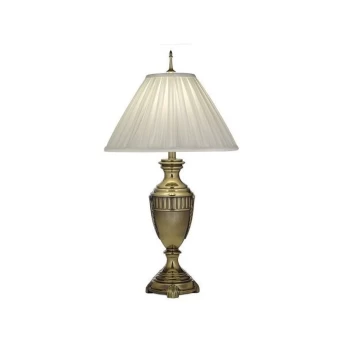 Image of Cincinnati - 1 Light Table Lamp Burnished Brass, E27 - Elstead