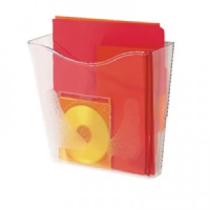 Image of Deflecto Crystal Portrait A4 Literature Holder CP078YTCRY