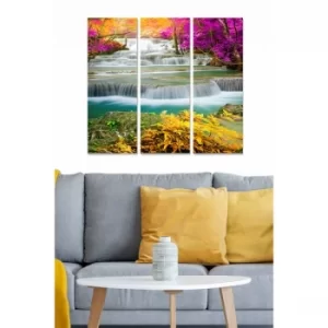 Image of MDF268589885 Multicolor Decorative MDF Painting (3 Pieces)