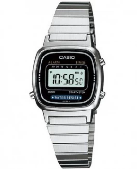 Image of Casio Ladies Dial Silver Watch LA670WEA-1EF