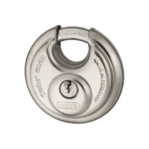 Image of ABUS Mechanical Diskus Padlock Stainless Steel Lock Steel Shackle 28/60mm