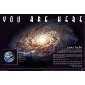 Image of You Are Here Space Maxi Poster