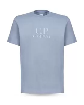 Image of C.p. Company Slim Fit Logo Tee