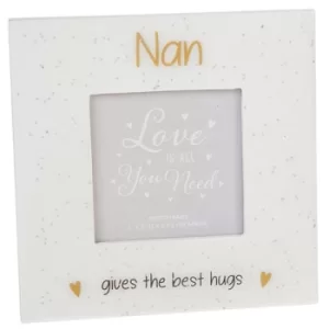 Image of Glitter Words Frame 3x3 Nan