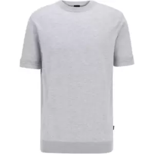 Image of Boss Imtteo Knitted Top - Grey