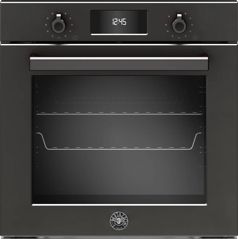 Image of Bertazzoni Professional Series F6011PROPLN Built In Electric Single Oven with Pyrolytic Cleaning - Carbonio - A++ Rated