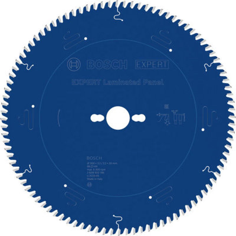 Image of Bosch Expert Laminated Panel Circular Saw Blade 300 X 3.2/2.2 X 30mm T96