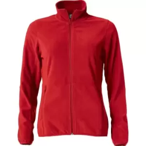 Image of Clique Womens/Ladies Basic Microfleece Jacket (M) (Red)