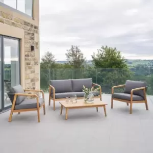 Image of Pacific Lifestyle Kailua Lounge Set - Light Teak