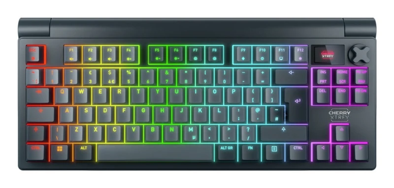 Image of Cherry CHERRY XTRFY MX 8.3 TKL Wireless keyboard Gaming USB + RF Wireless + Bluetooth QWERTY UK English Grey G80-3883HJAGB22
