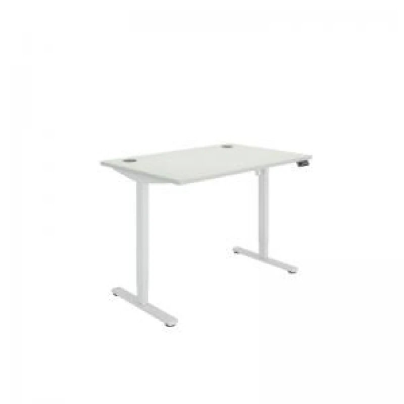 Image of Polaris Single Motor Sit/Stand Desk 1200x800 White/White KF800086