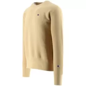 Image of Champion Off-White Reverse Weave Crew Neck Sweatshirt