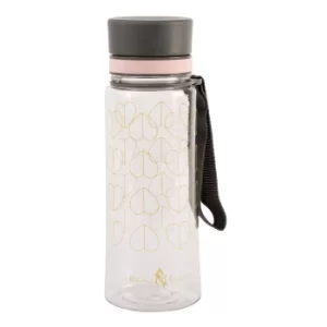 Image of Beau and Elliot 500ml Hydration Bottle with Carry Handle Clear, Pink and Yellow