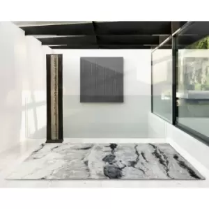 Image of Aurora AU05 Quartz 240cm x 340cm Rectangle - Grey and Black
