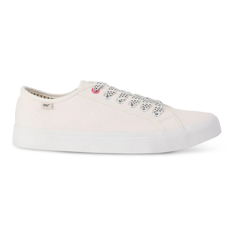 Image of Regatta Womens Marine Canvas Trainers White female UK 4