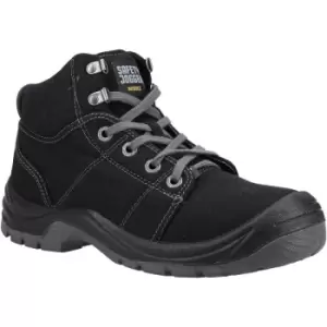 Image of Mens Desert Safety Boots (9 UK) (Black/Dark Grey) - Safety Jogger