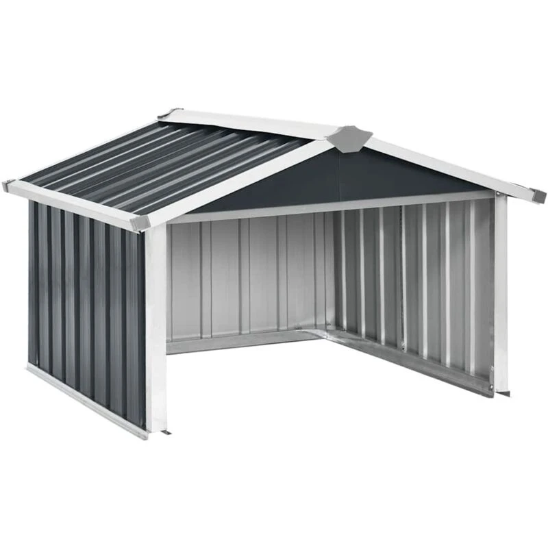 Image of VIDAXL Garden Robot Lawnmower Shed 92x97x63cm Galvanised Steel Anthracite Vidaxl 8720286512784
